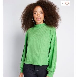 Brand new never worn like green crop top